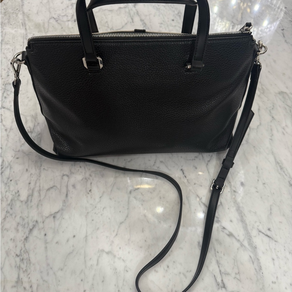 ❤️SOLD❤️ NEW Nine West Cashmere Grey Beige Black Shoulder Bag Crossbody Purse - Picture 12 of 13